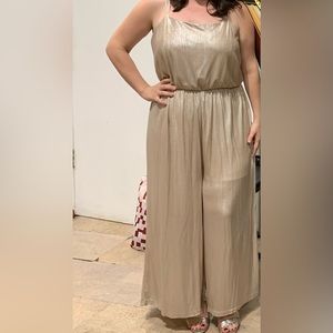 Gold glam jumpsuit